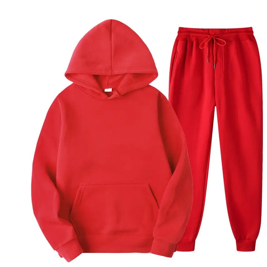 Purple Men's Sweatshirt Hoodie Set 220g Fabric — feature 8