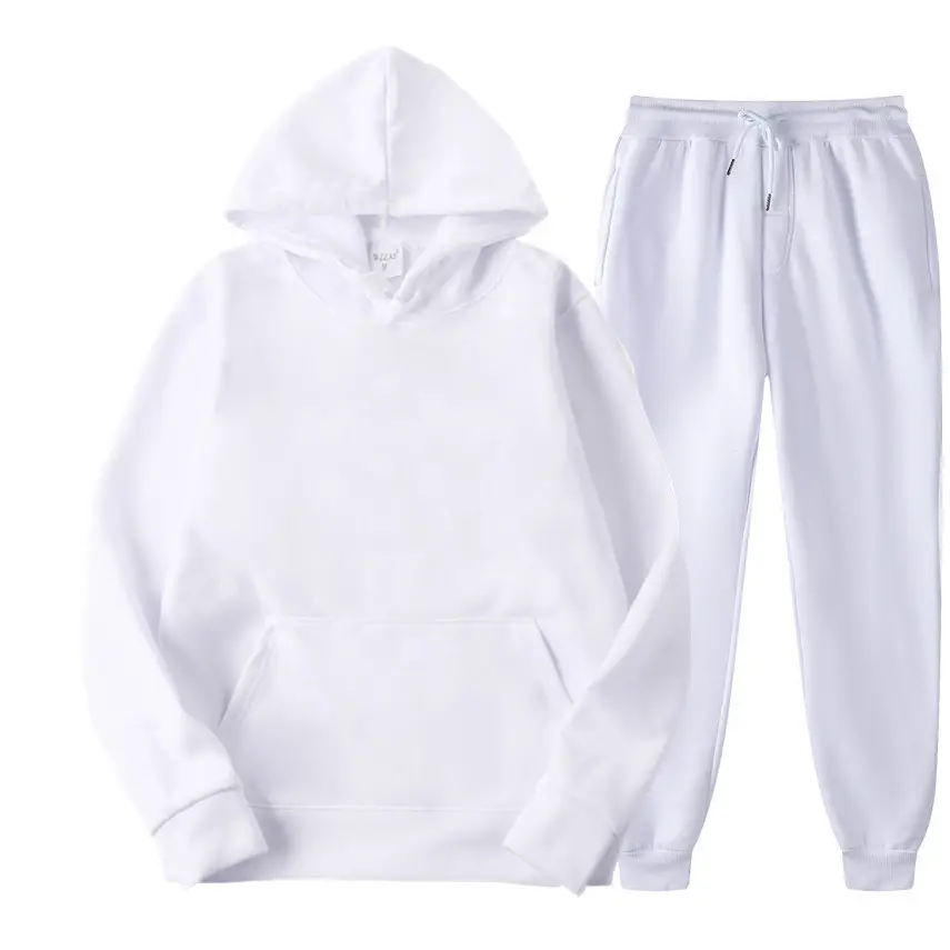 Purple Men's Sweatshirt Hoodie Set 220g Fabric - Image 8