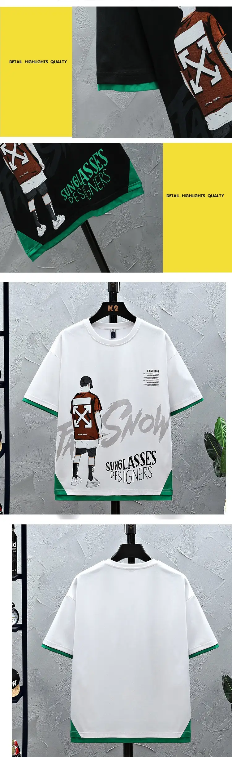 13 Teenage Boys T-Shirt Snow Print 12-15Y — feature 3
