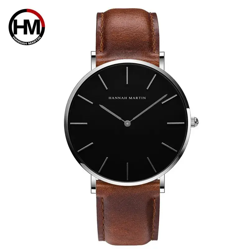Men's Black Analog Watch with Quartz Movement - Image 10