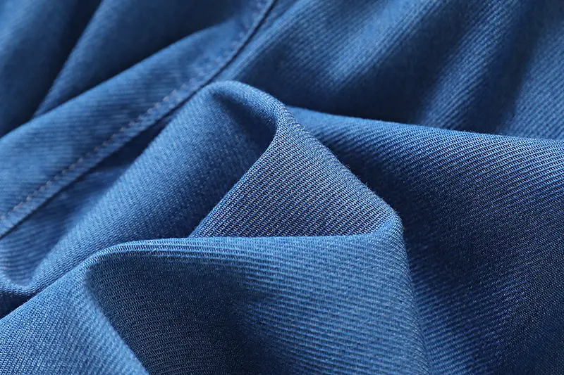 Girls Blue Heart Embroidered Shorts Summer Wear — feature 12