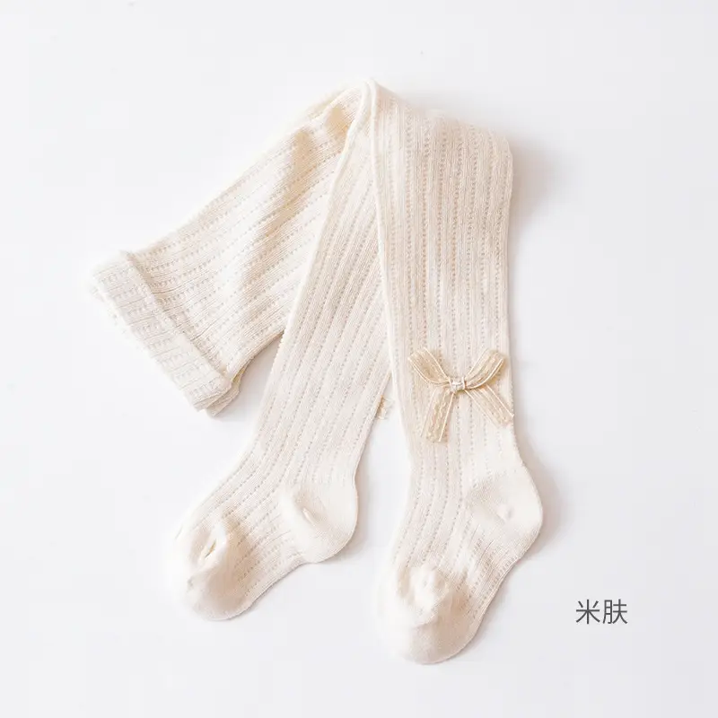 25 Pink Bow Tights for Girls' Baby Socks