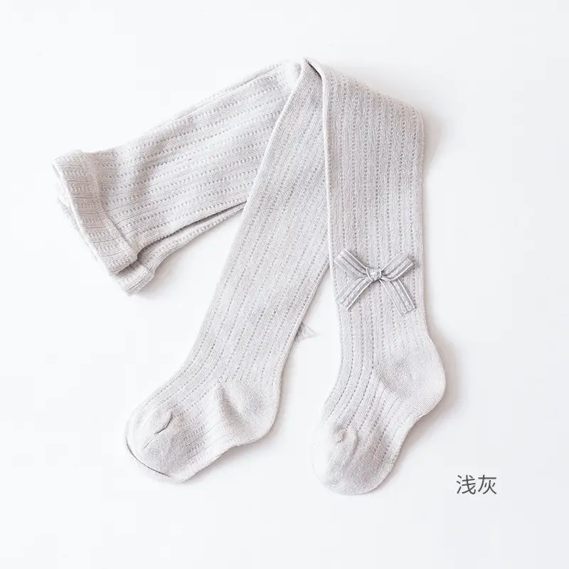 25 Pink Bow Tights for Girls' Baby Socks