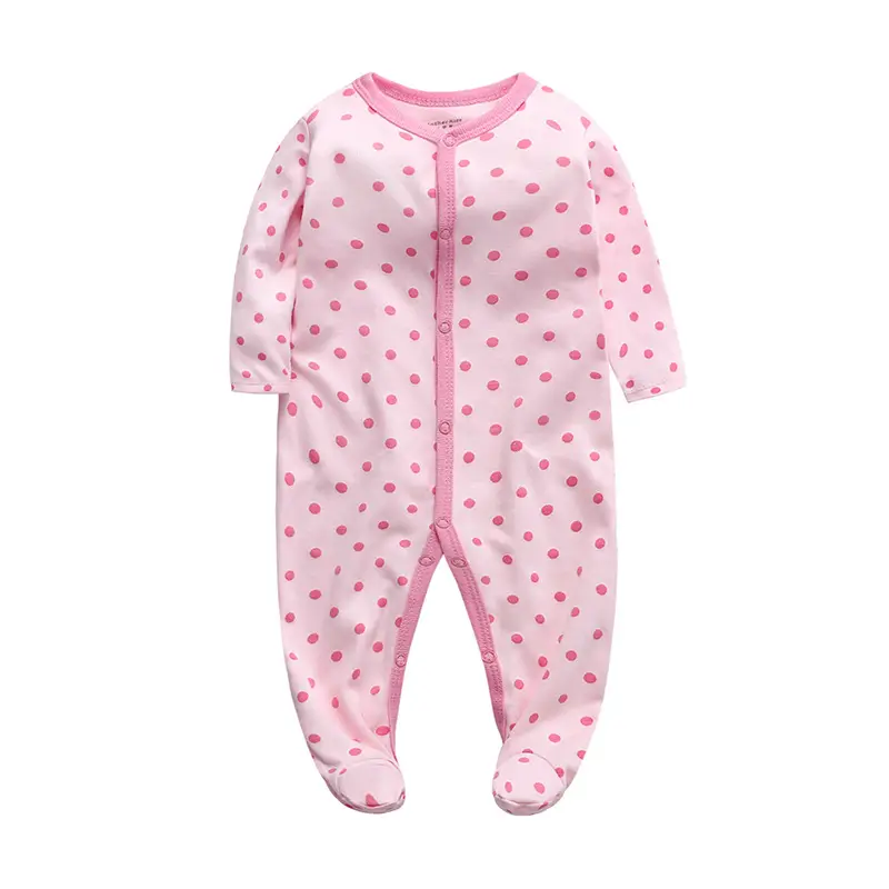 Baby Long Sleeve Jumpsuit Blue Elephant Print Spring Summer - Image 23