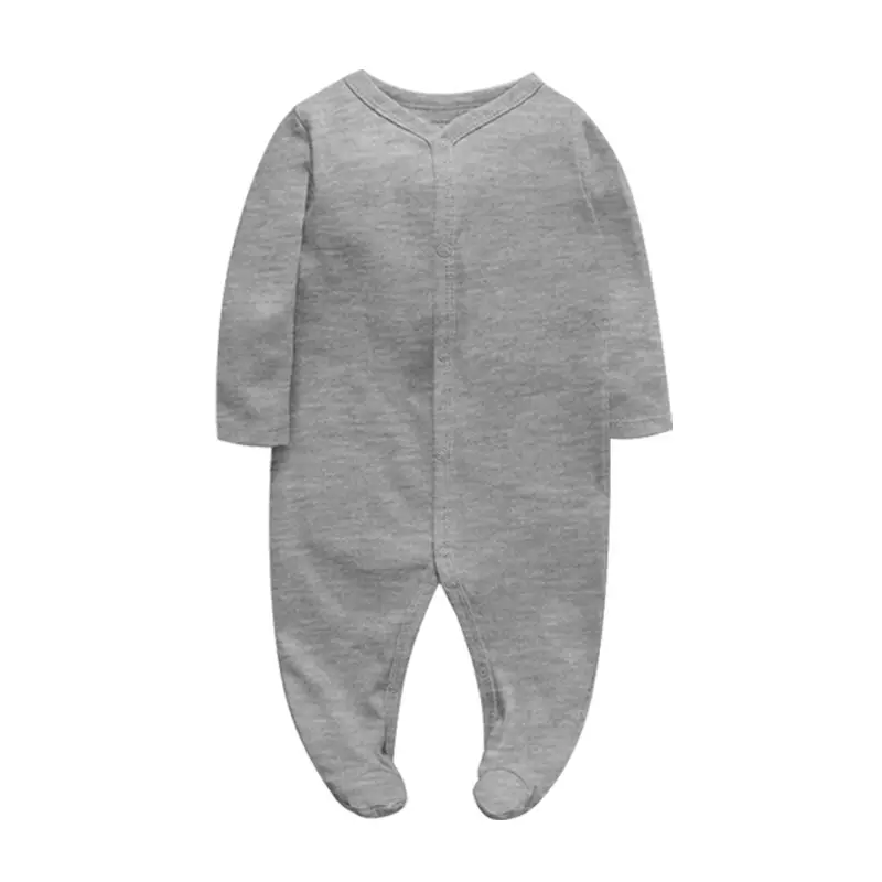 Baby Long Sleeve Jumpsuit Blue Elephant Print Spring Summer - Image 31