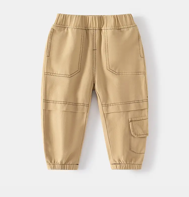 Off-white Kids Cargo Pants with Knee Stitching — feature 8