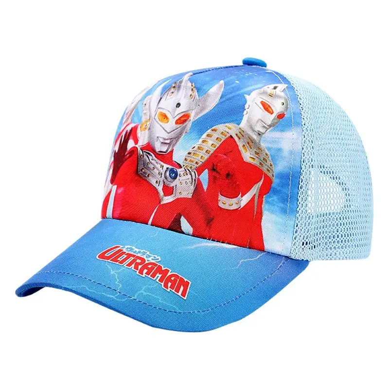 Ultraman Shade Mesh Baseball Cap for Boys Spring Summer