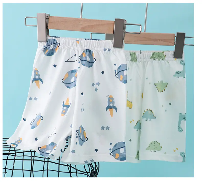 Children's Flower Beach Shorts White Loose Summer — feature 16