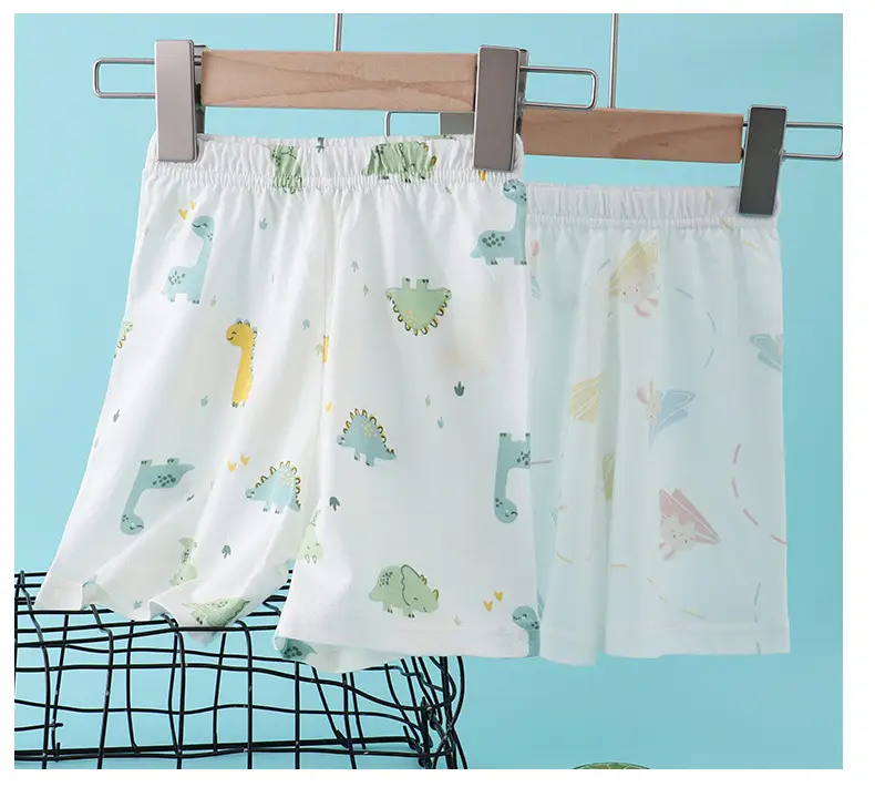 Children's Flower Beach Shorts White Loose Summer — feature 17