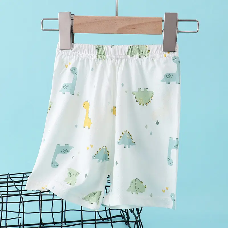 Children's Flower Beach Shorts White Loose Summer - Image 2