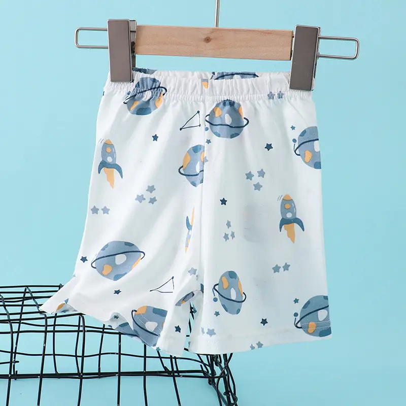 Children's Flower Beach Shorts White Loose Summer - Image 7