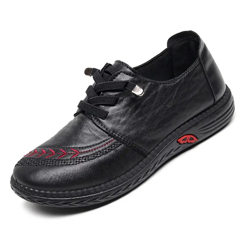 Old Beijing Cloth Shoes Spring New Women's Single Shoes Slip-on Non-slip Soft Casual Sole Middle-aged and Elderly Mother Shoes - Image 7