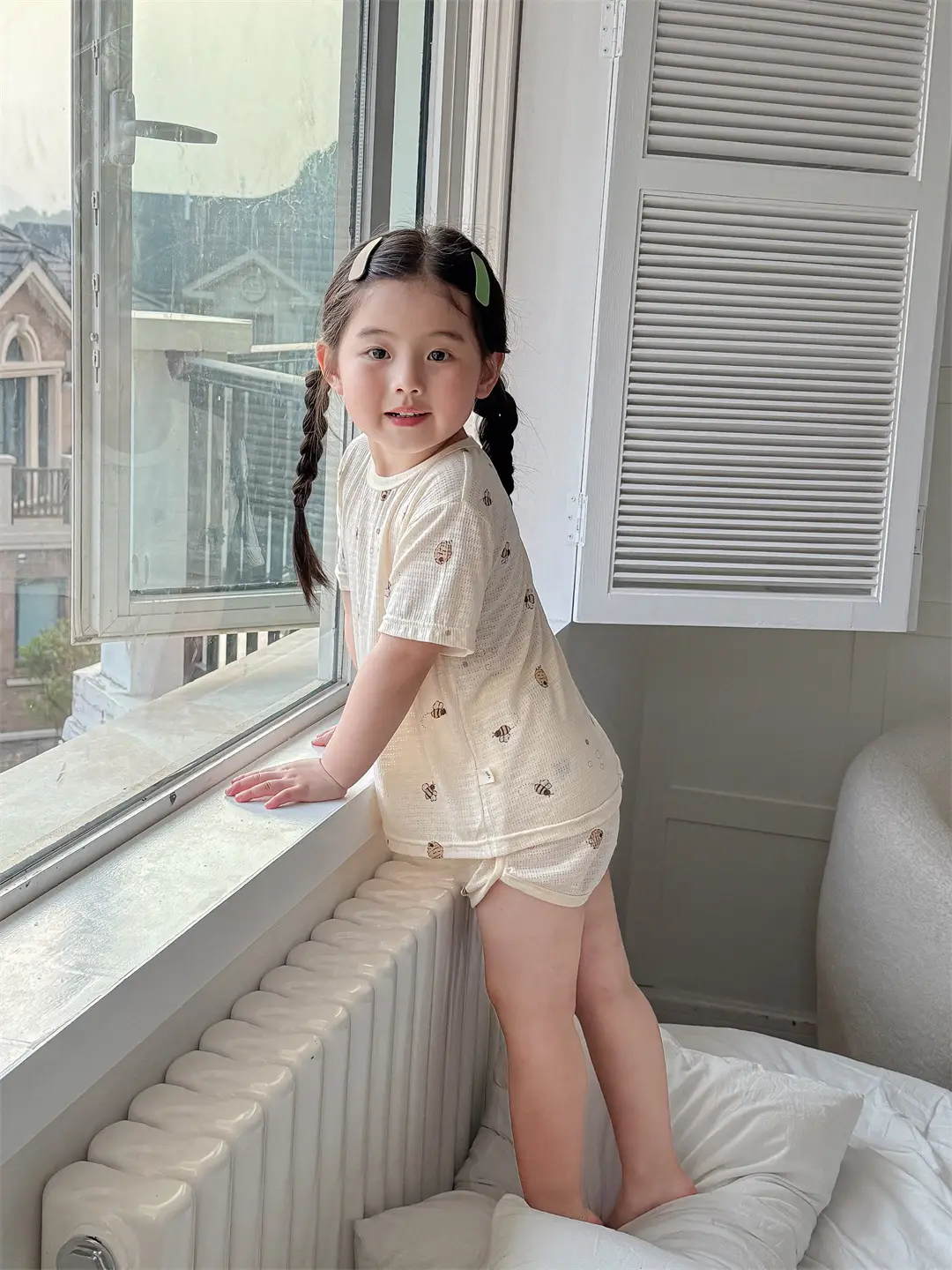 Children's Pajamas Summer Bamboo Fiber Cool Short Sleeve — feature 33