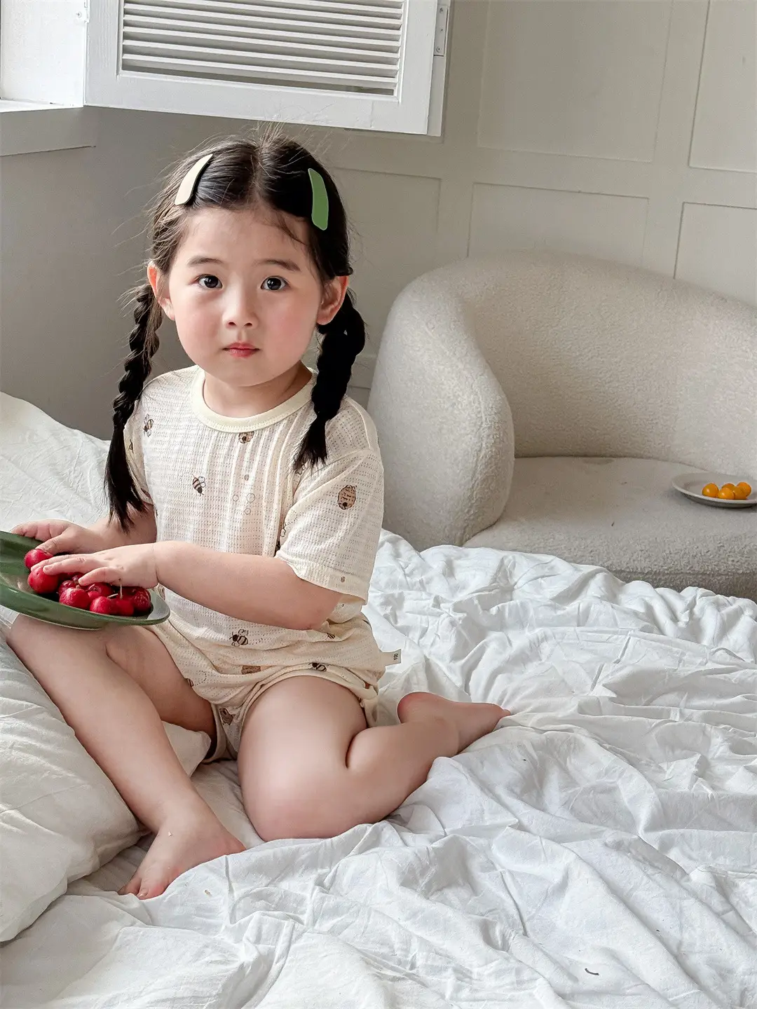 Children's Pajamas Summer Bamboo Fiber Cool Short Sleeve — feature 35