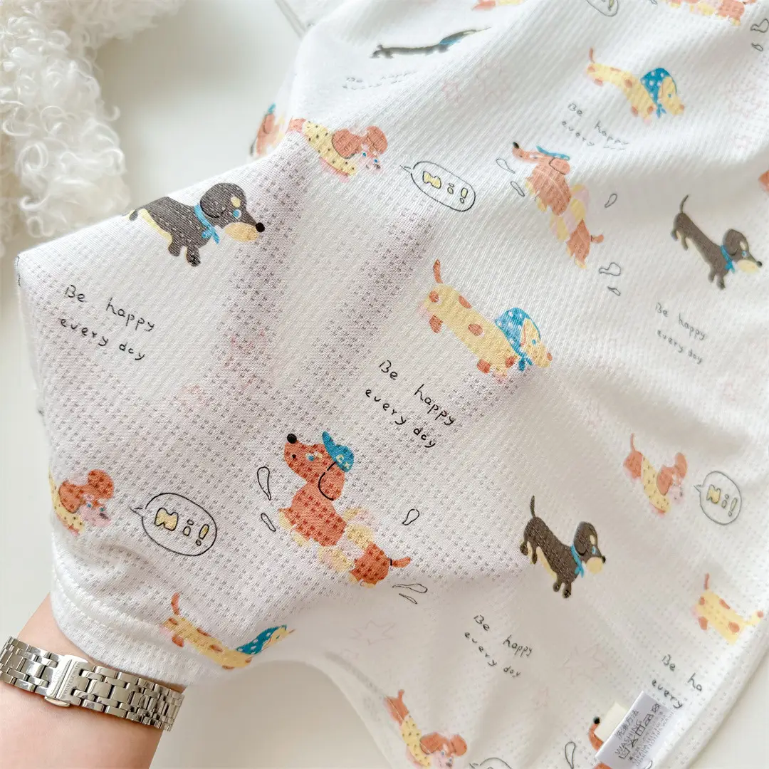 Children's Pajamas Summer Bamboo Fiber Cool Short Sleeve — feature 6