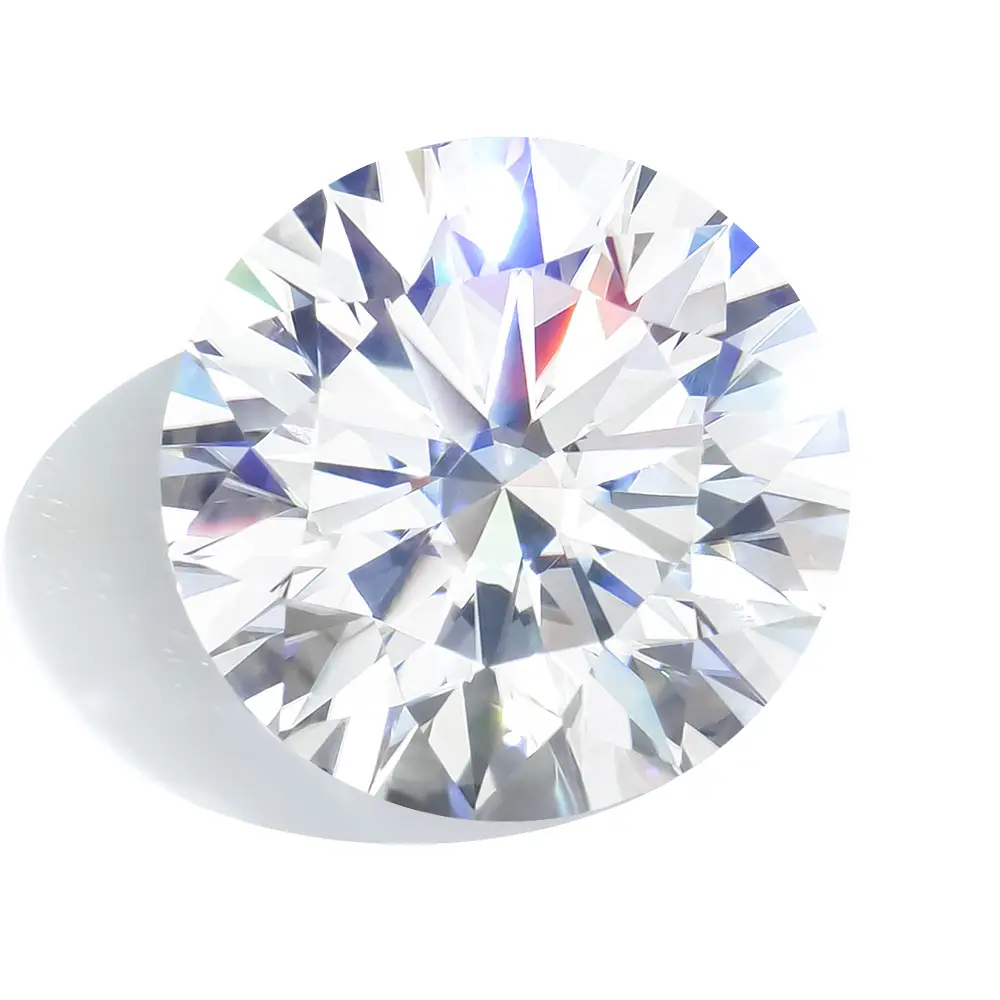 Moissanite Diamond Pendant with Ten Heart Ten Arrow Cut Design - Image 5