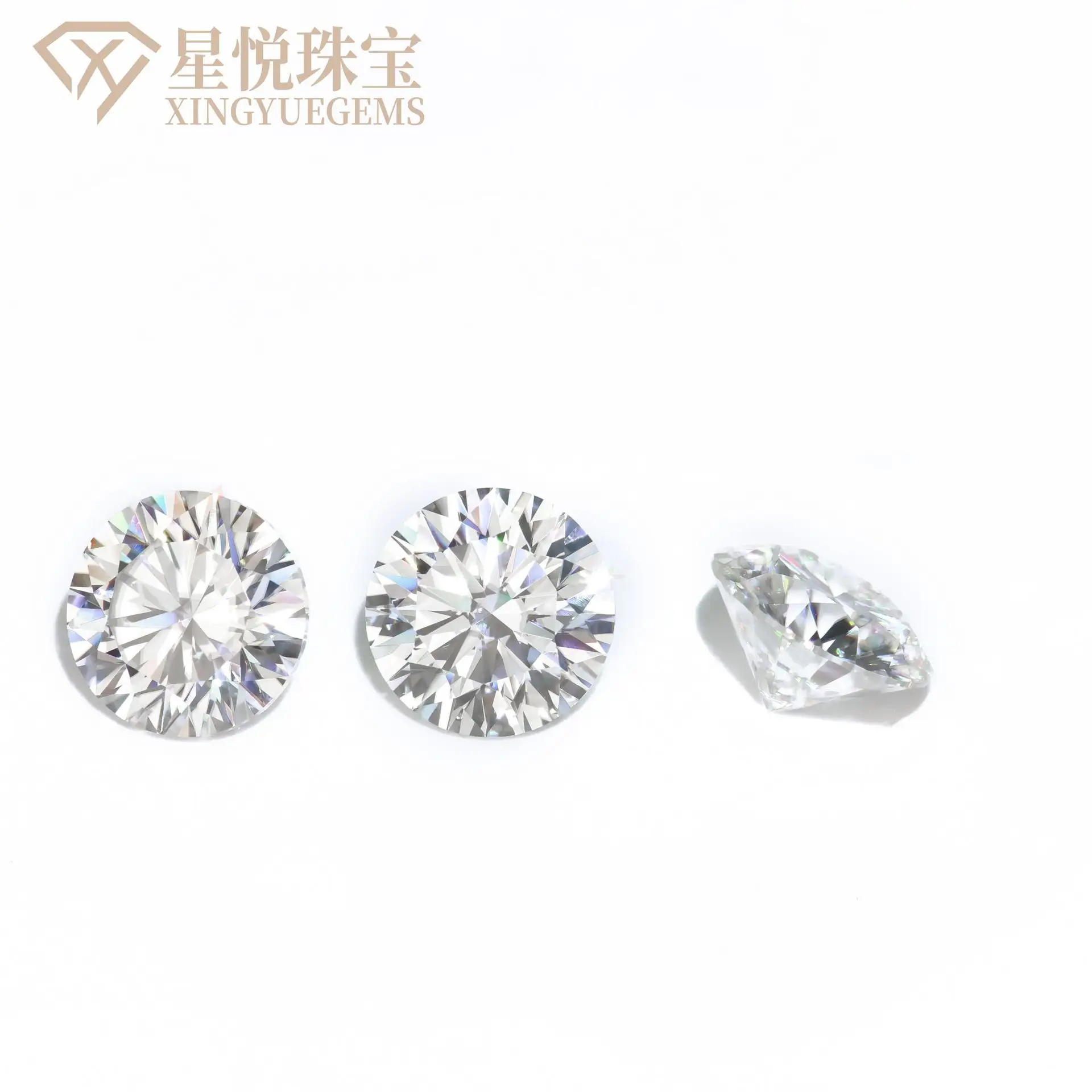 Moissanite Diamond Pendant with Ten Heart Ten Arrow Cut Design — feature 4