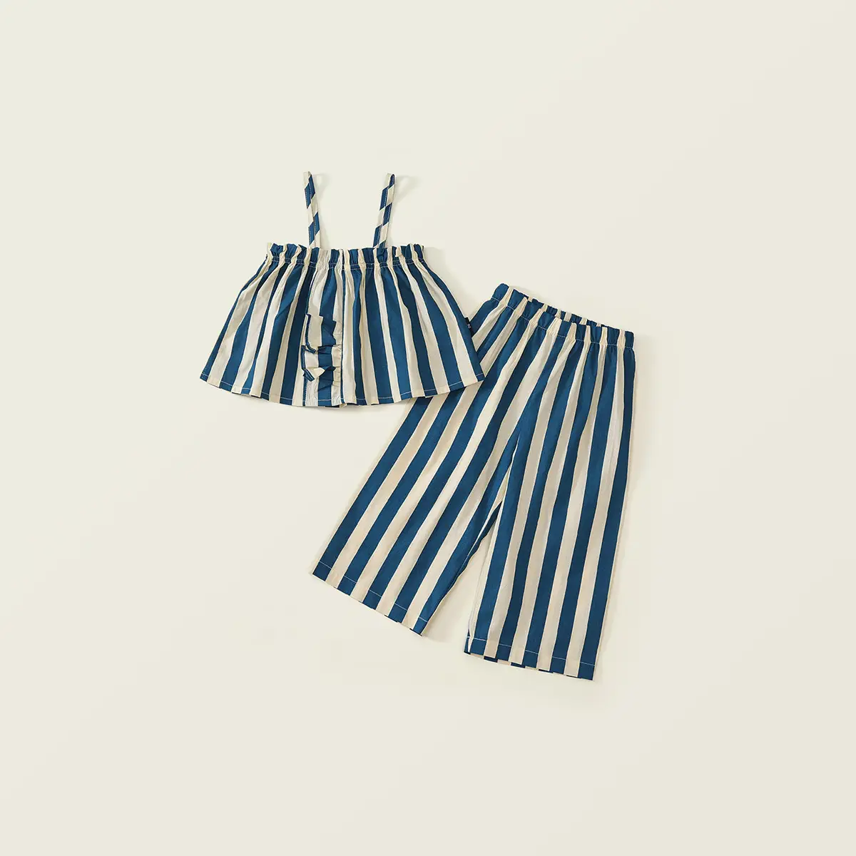 Kids Striped Cotton Suit 2025 Summer Korean Style — feature 12