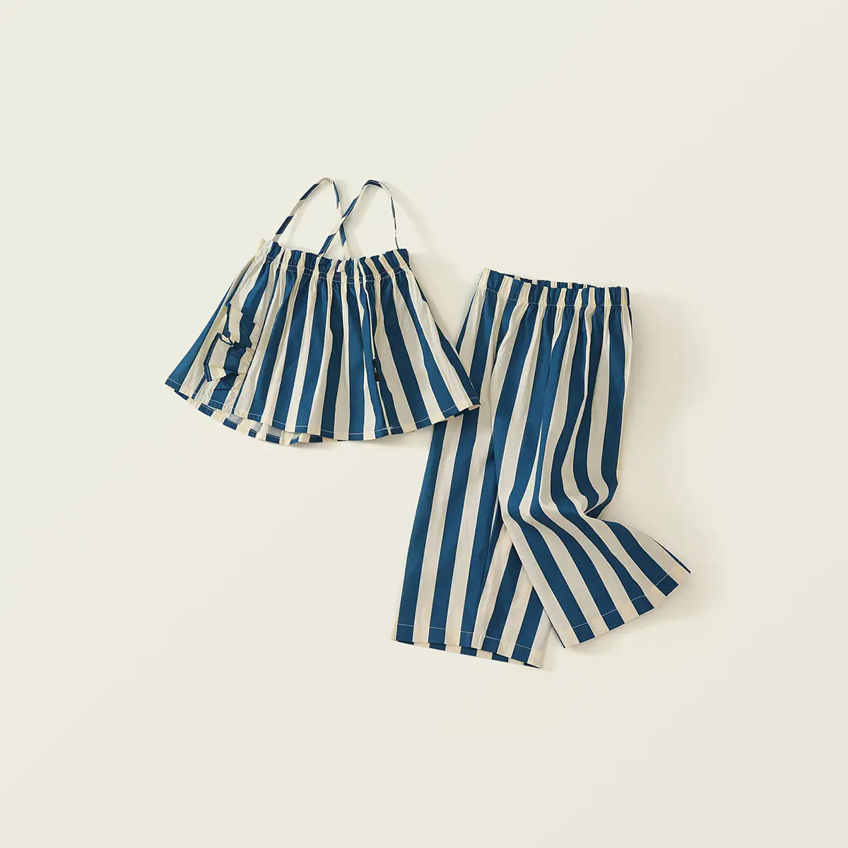 Kids Striped Cotton Suit 2025 Summer Korean Style — feature 13