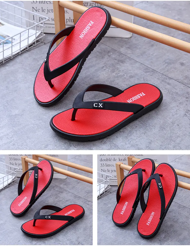 Men's Black Open Toe Sandals Spring Summer Comfortable — feature 13