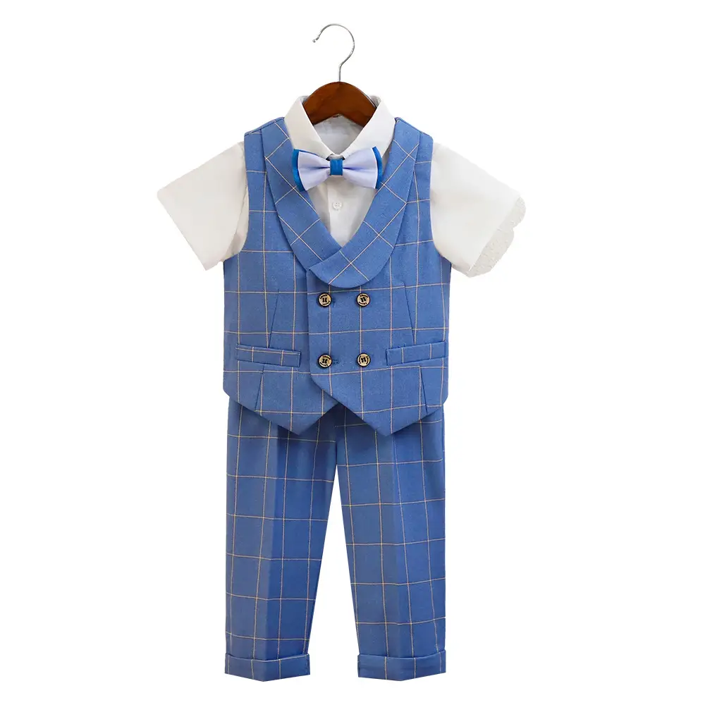 British Gentleman Vest Suit for Baby Boy One Year Old
