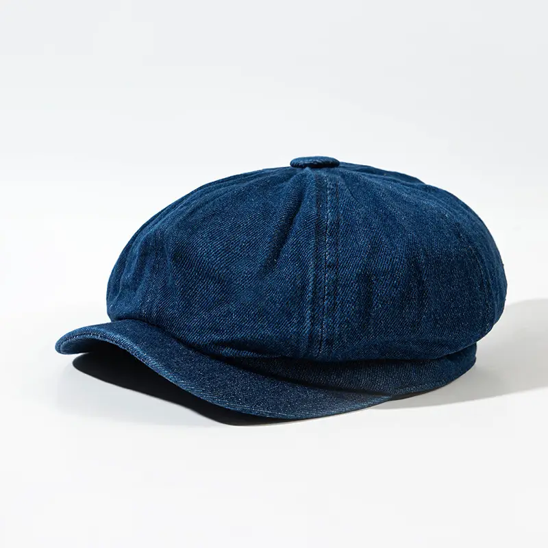 Women Duck Tongue Forward Hat Korean Style British Retro Newsboy Octagonal Hat Painter Beret - Image 3