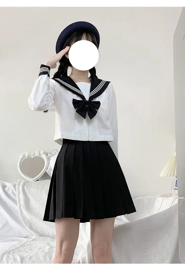 Black Pleated Skirt 45CM High Temp — feature 10