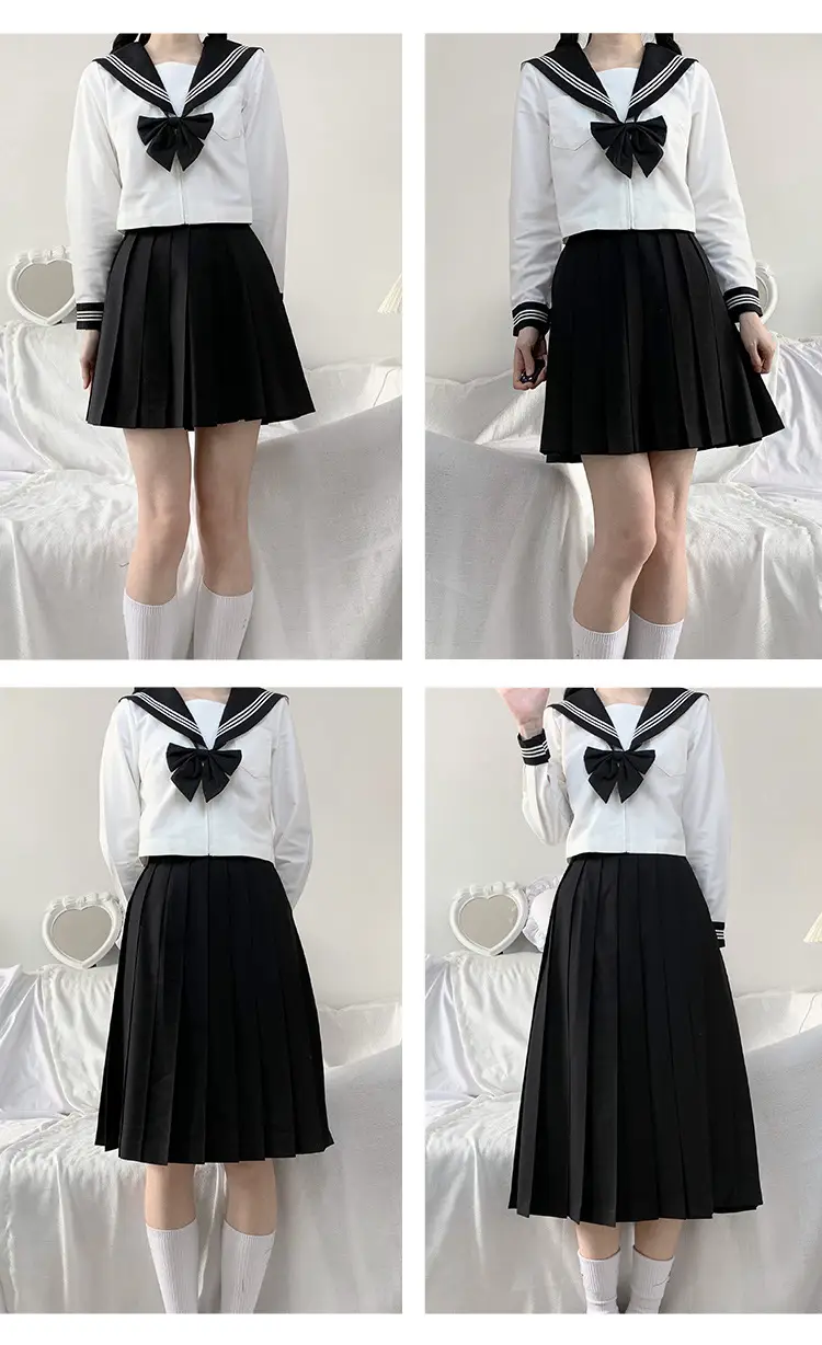 Black Pleated Skirt 45CM High Temp — feature 11