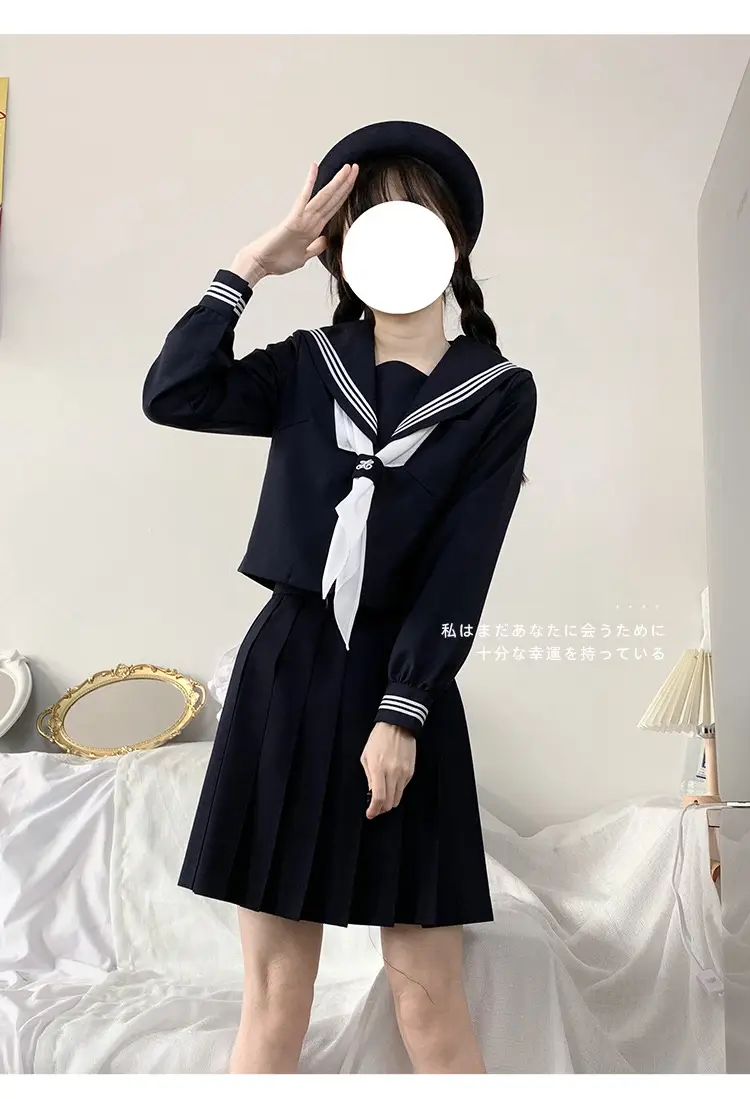 Black Pleated Skirt 45CM High Temp — feature 17