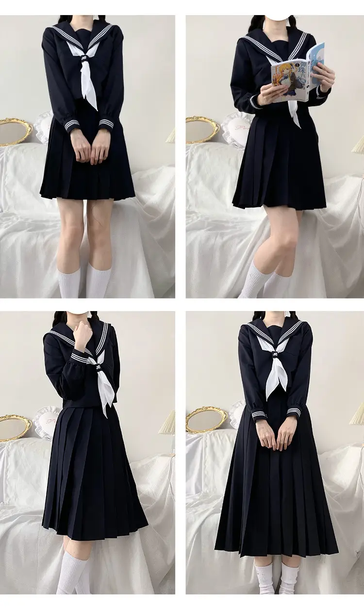 Black Pleated Skirt 45CM High Temp — feature 18