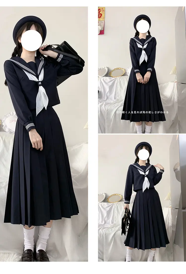 Black Pleated Skirt 45CM High Temp — feature 21
