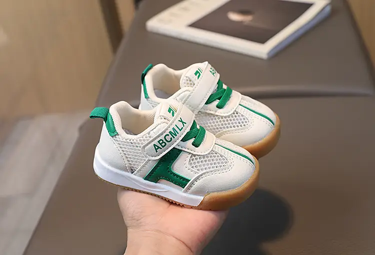 Baby Walking Shoes Green Mesh Sandals 2026 — feature 16