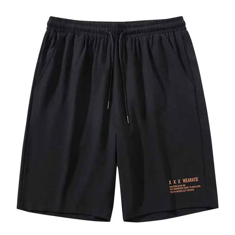 White Ice Silk Thin Shorts for Boys Summer Casual Loose Sports Quick-drying - Image 11