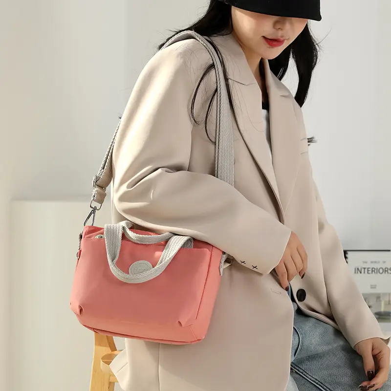 Maroon Korean Style Shoulder Bag for Women - Image 10