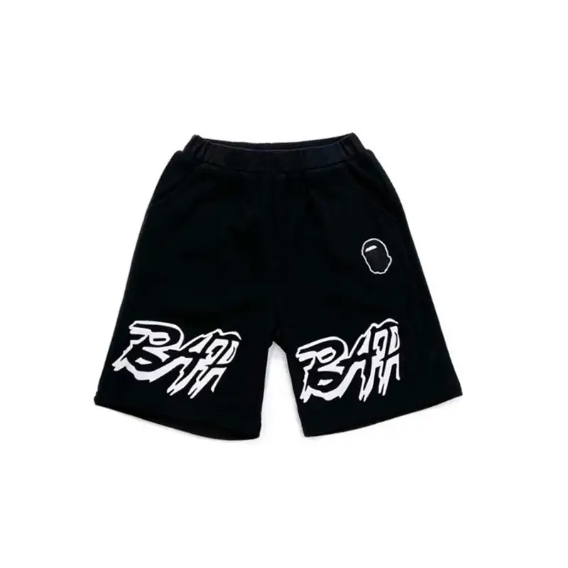 Boys Black Monkey Print Shorts 2026 Summer - Image 6