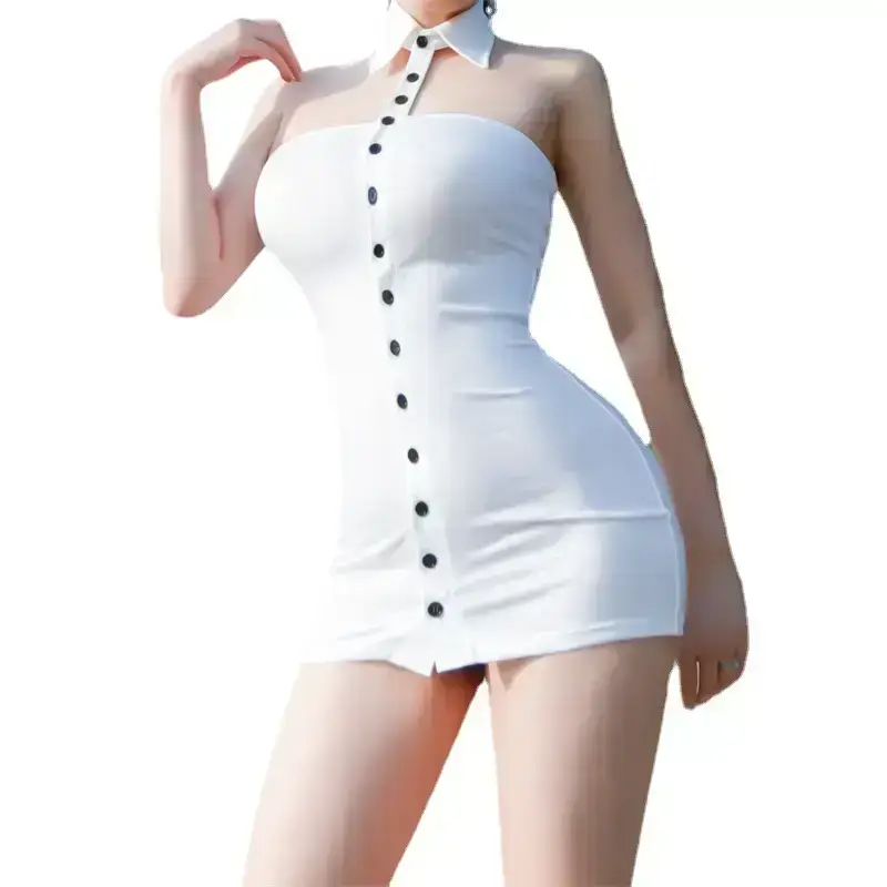 Sexy Strapless Sling Dress for Women European American - Image 5