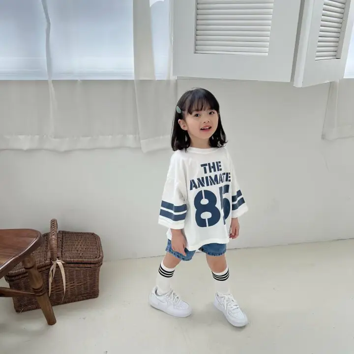 Baby T-Shirt Blue Animate85 Long Sleeve Summer 2026 - Image 5