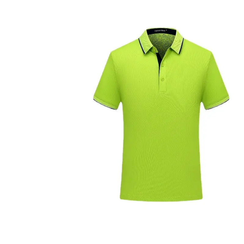 Summer Polo Shirt with Red Embroidery & Blue Color - Image 14