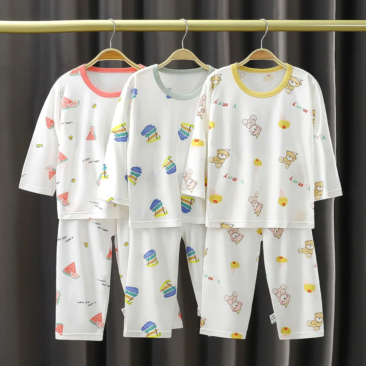 Children's Wormwood Pajamas Set for Girls - Image 11