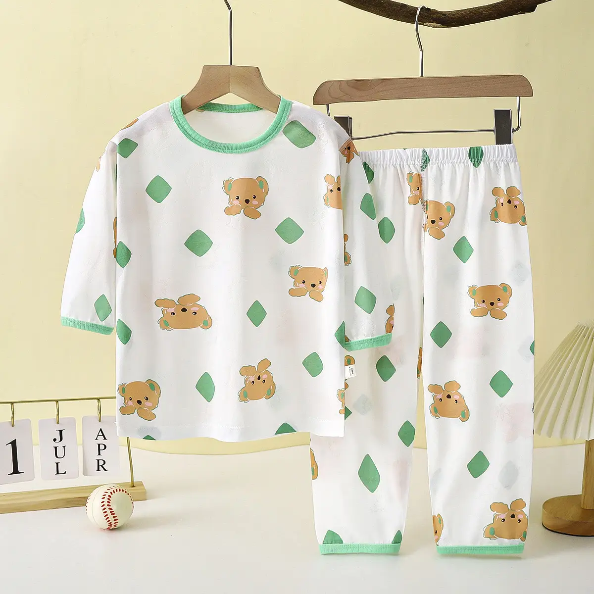 Children's Wormwood Pajamas Set for Girls - Image 3