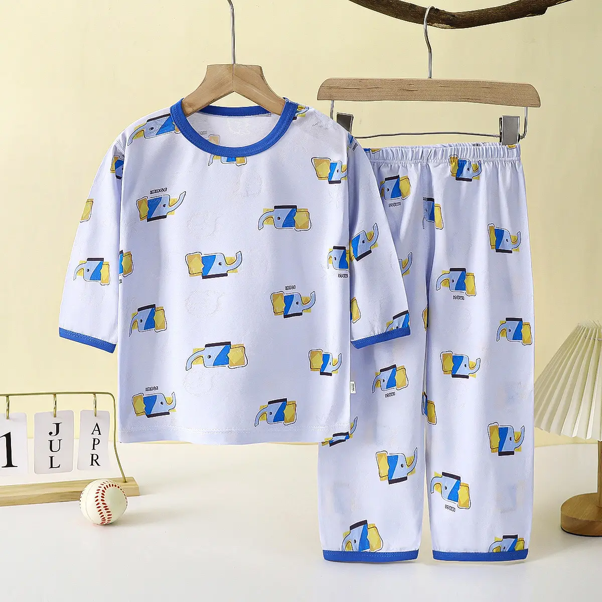 Children's Wormwood Pajamas Set for Girls - Image 5