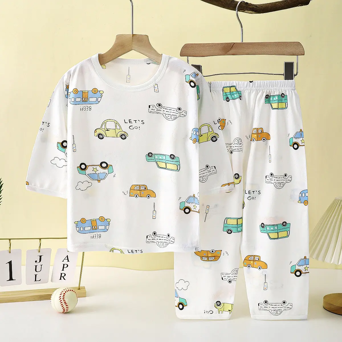 Children's Wormwood Pajamas Set for Girls - Image 6