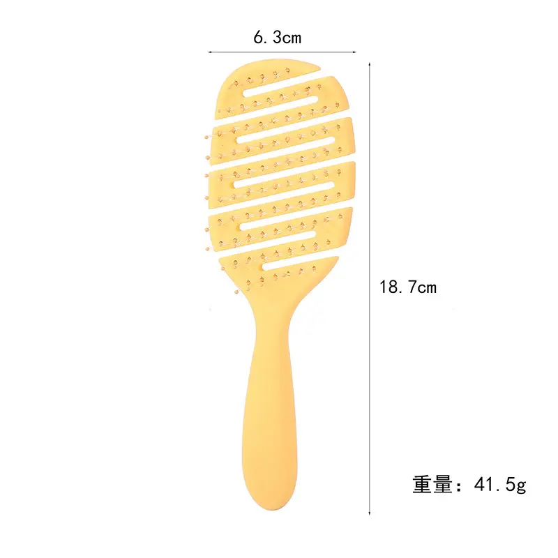 Ventilated Hollow Hair Comb for Wet Dry Use - Image 5
