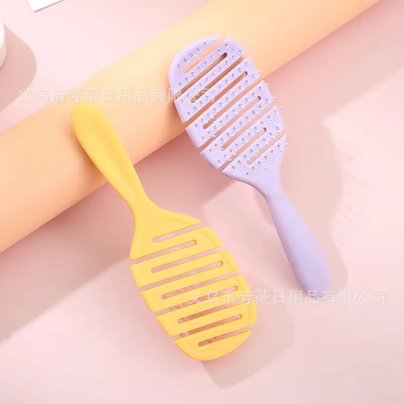 Ventilated Hollow Hair Comb for Wet Dry Use — feature 3