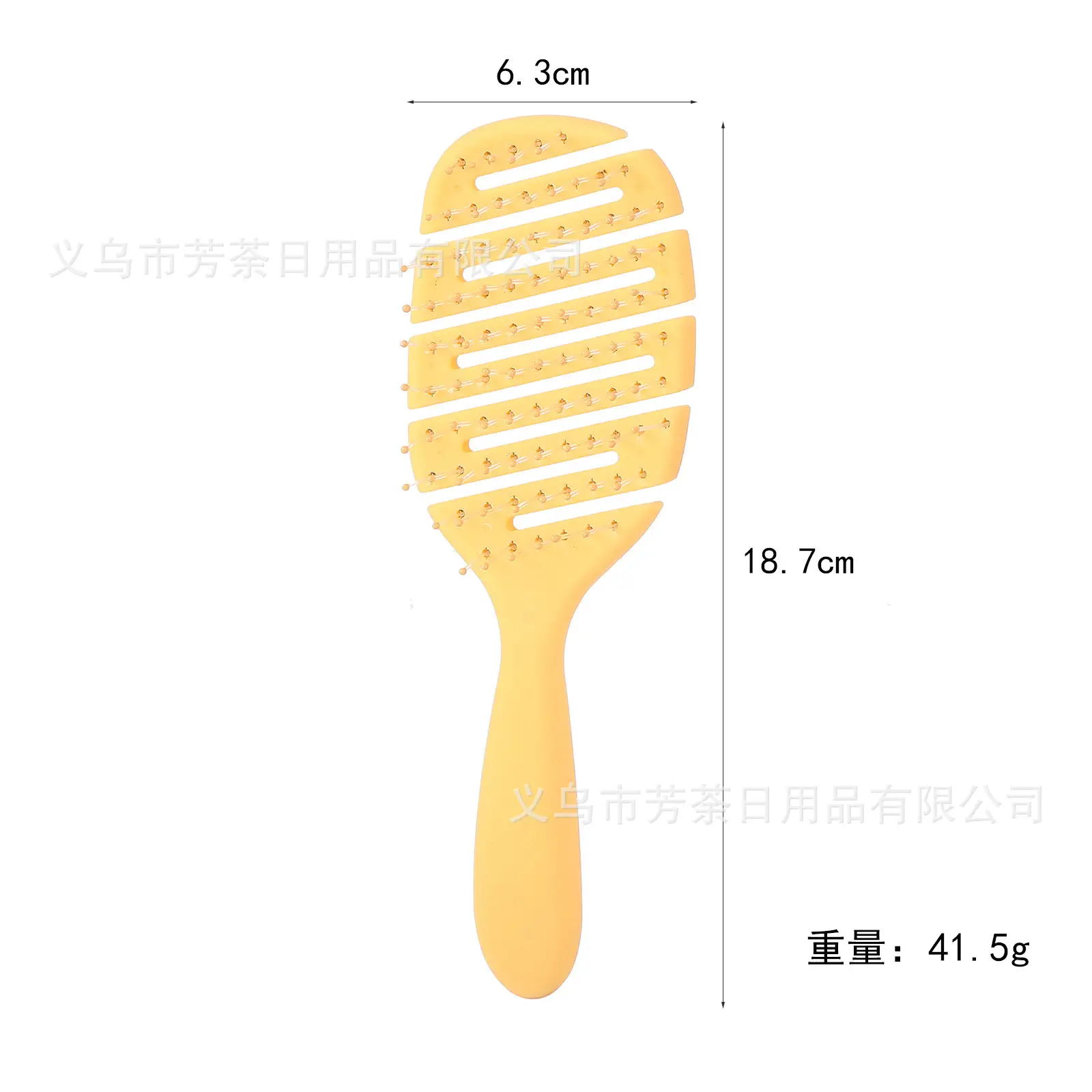 Ventilated Hollow Hair Comb for Wet Dry Use — feature 5