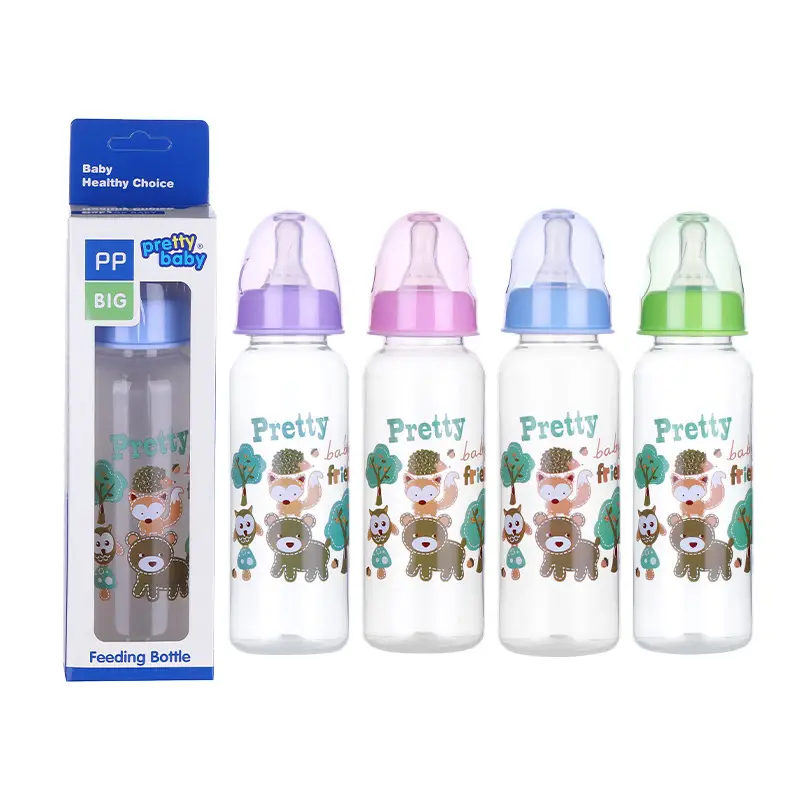 Baby Bottle 60ml Mini Plastic Pp Bottle for Newborns, Anti-Choking, Drop-Resistant, Standard Mouth Bottle, Manufacturer Wholesale