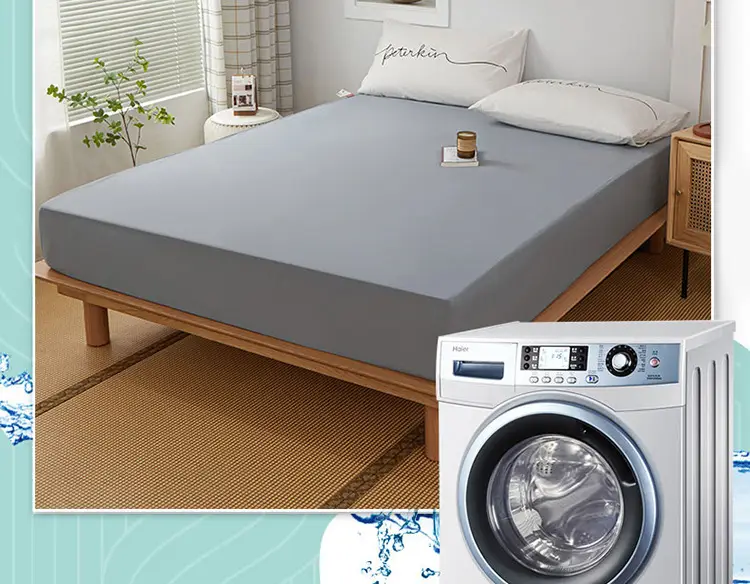 [Foreign Trade Factory Store] Hilton Waterproof Bed Cover Household Dust-proof and Urine-proof Bed Cover Simmons Mattress Protection Cover — feature 9
