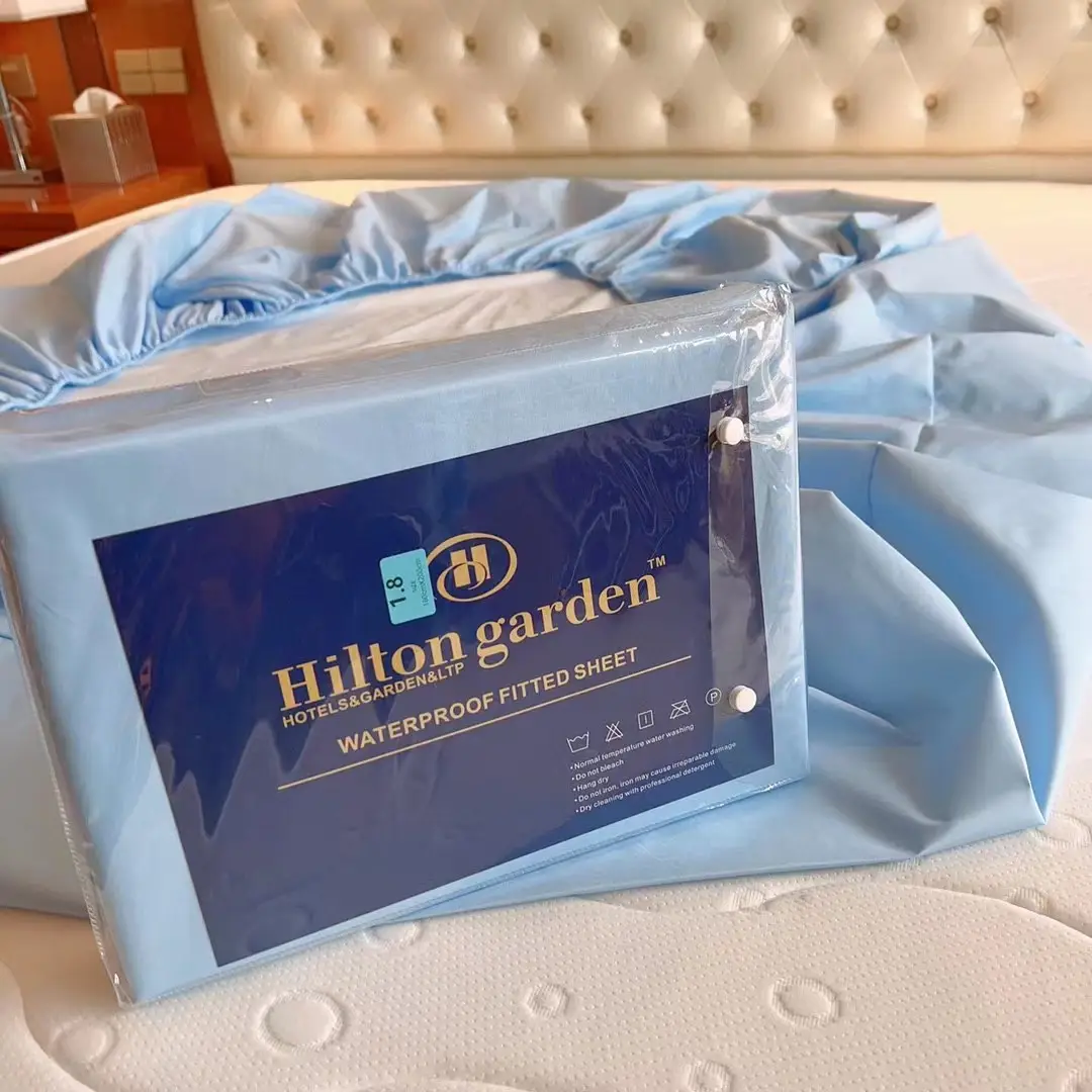 [Foreign Trade Factory Store] Hilton Waterproof Bed Cover Household Dust-proof and Urine-proof Bed Cover Simmons Mattress Protection Cover