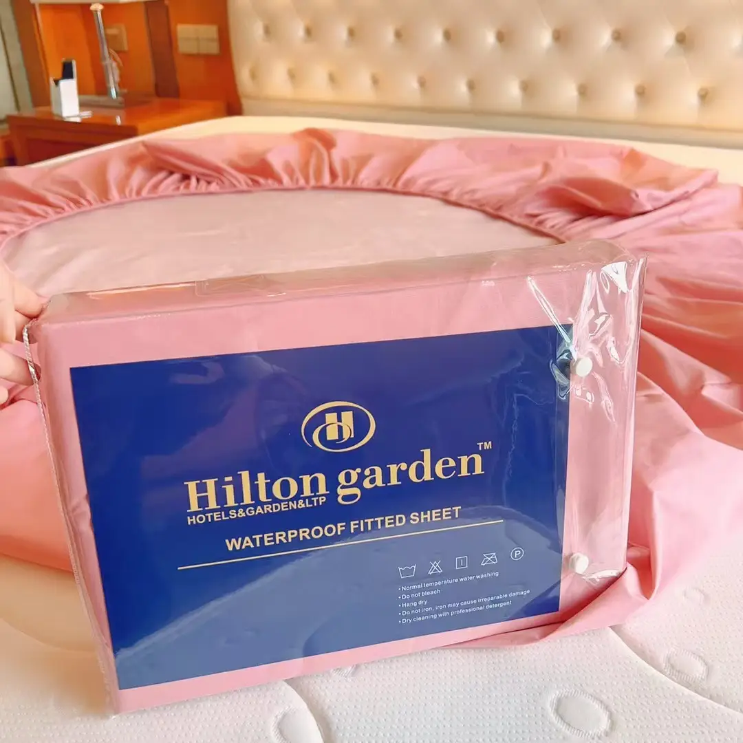 [Foreign Trade Factory Store] Hilton Waterproof Bed Cover Household Dust-proof and Urine-proof Bed Cover Simmons Mattress Protection Cover