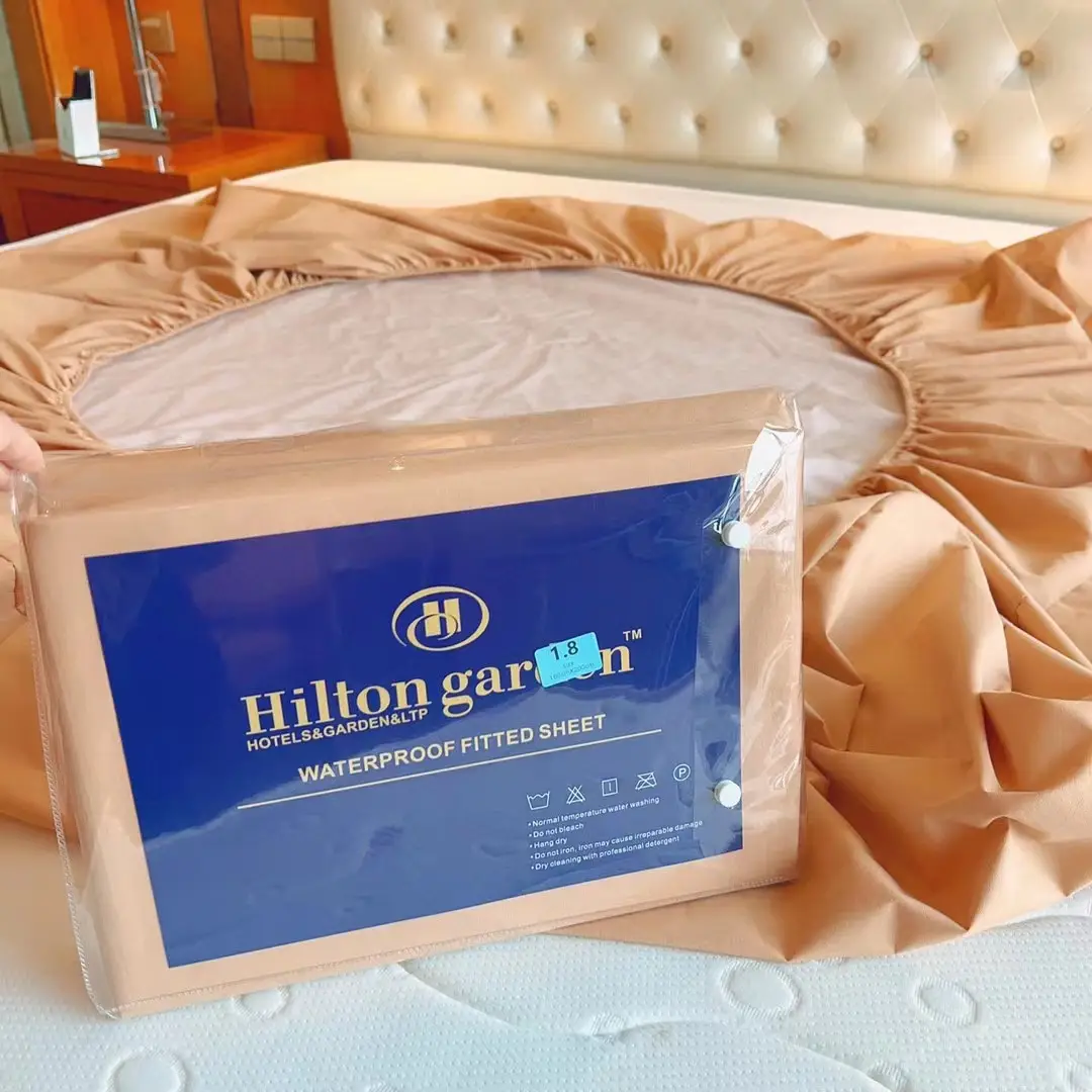 [Foreign Trade Factory Store] Hilton Waterproof Bed Cover Household Dust-proof and Urine-proof Bed Cover Simmons Mattress Protection Cover